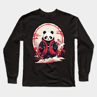 Japanese Panda Long Sleeve T-Shirt